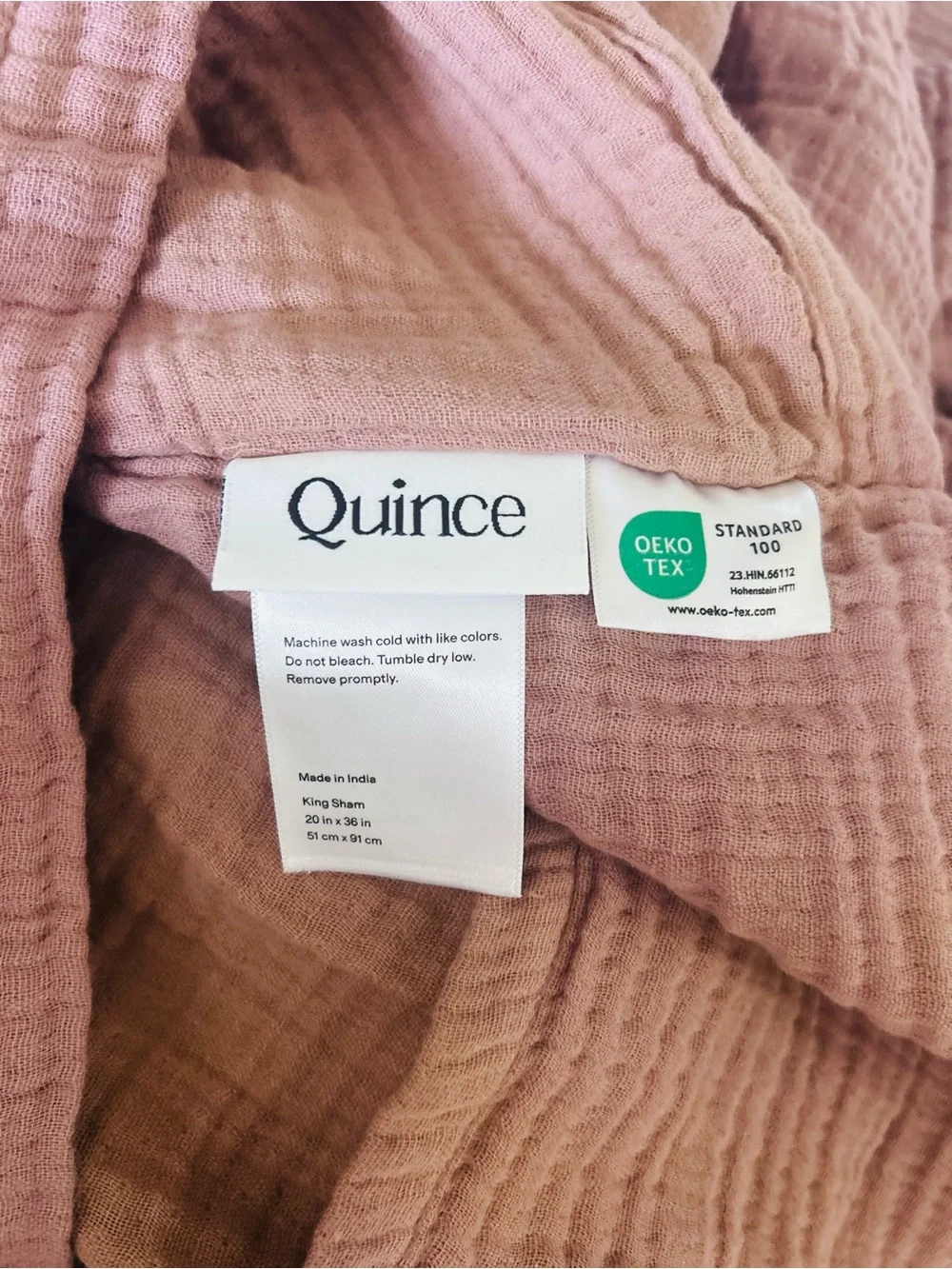 NWT Quince Fig Organic Cotton Gauze Duvet Cover and Sham Set!